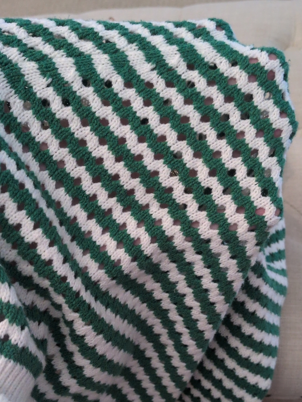 Spiritual Gangster Blake Stripe Crewneck Sweater Medium - Picture 8 of 8